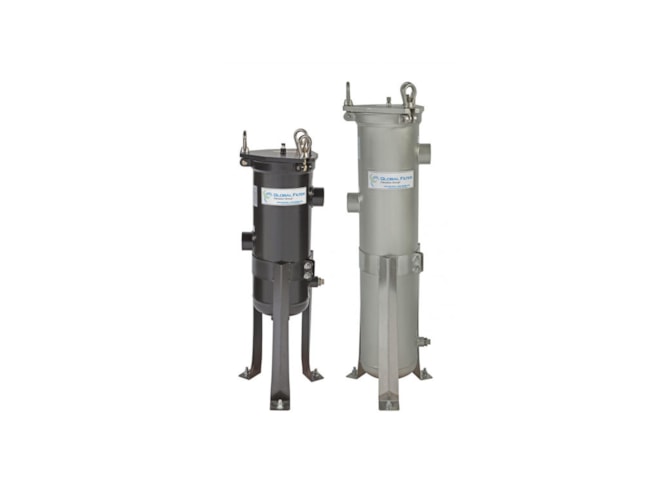 Global Filter GBFV8-Series Single Bag Liquid Filter Vessel