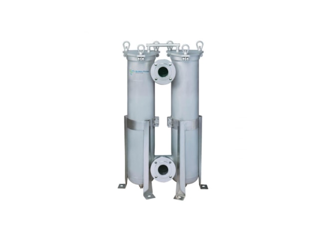 Global Filter GBFV82-Series Twin Capacity Bag Liquid Filter Vessel