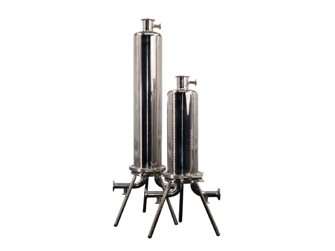 Global Filter GSTL-Series Single Sanitary Cartridge Liquid Filter Vessel