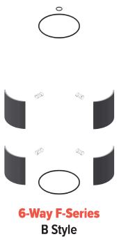 Hilliard Hilco F-Series 6-Way Valve Repair Kit